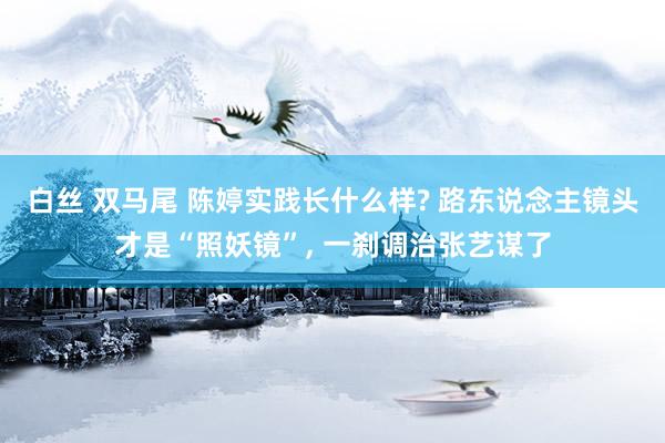 白丝 双马尾 陈婷实践长什么样? 路东说念主镜头才是“照妖镜”， 一刹调治张艺谋了